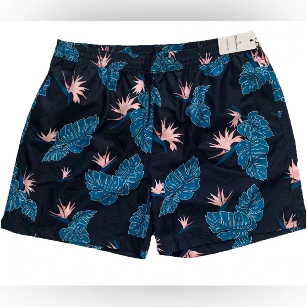 NEW SIZE 3XT Big Man Roundtree & Yorke Shorts Swim Trunks Dk Navy MSRP $70 - Picture 1 of 5